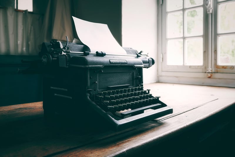 Writer at work